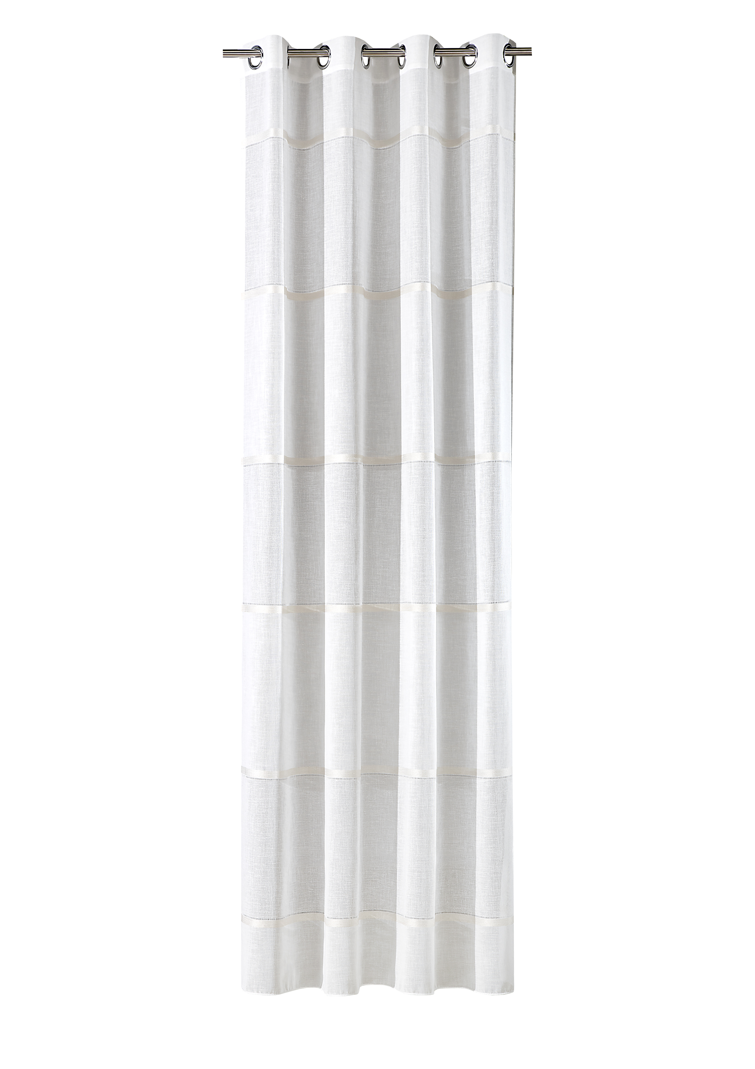 Ösenschal Livia 140 x 245 cm – Zeitlose Leinenstruktur für Ihr Zuhause