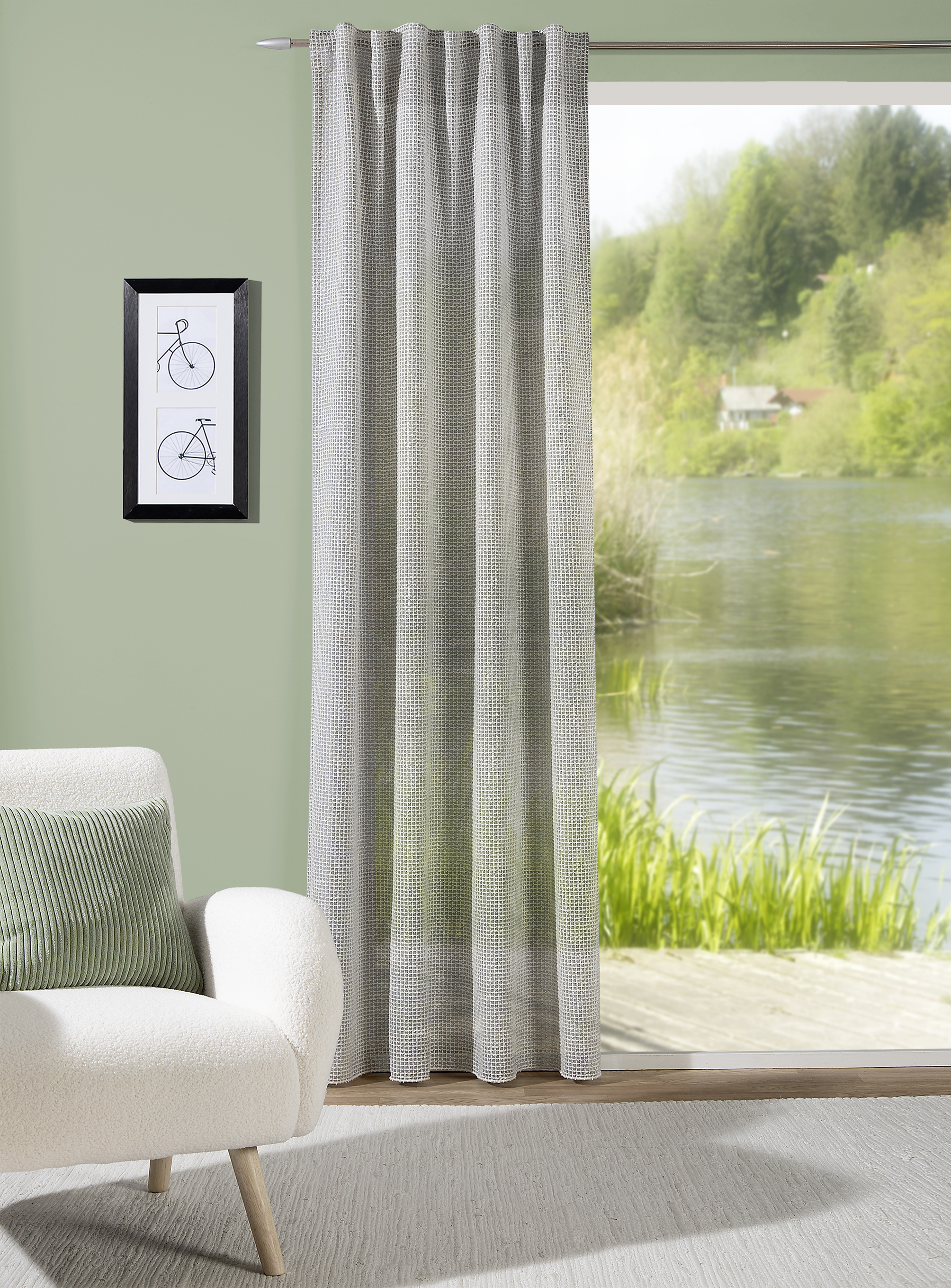 Schlaufenbandschal Aprilia 140 x 245 cm – Nachhaltig mit grober Struktur