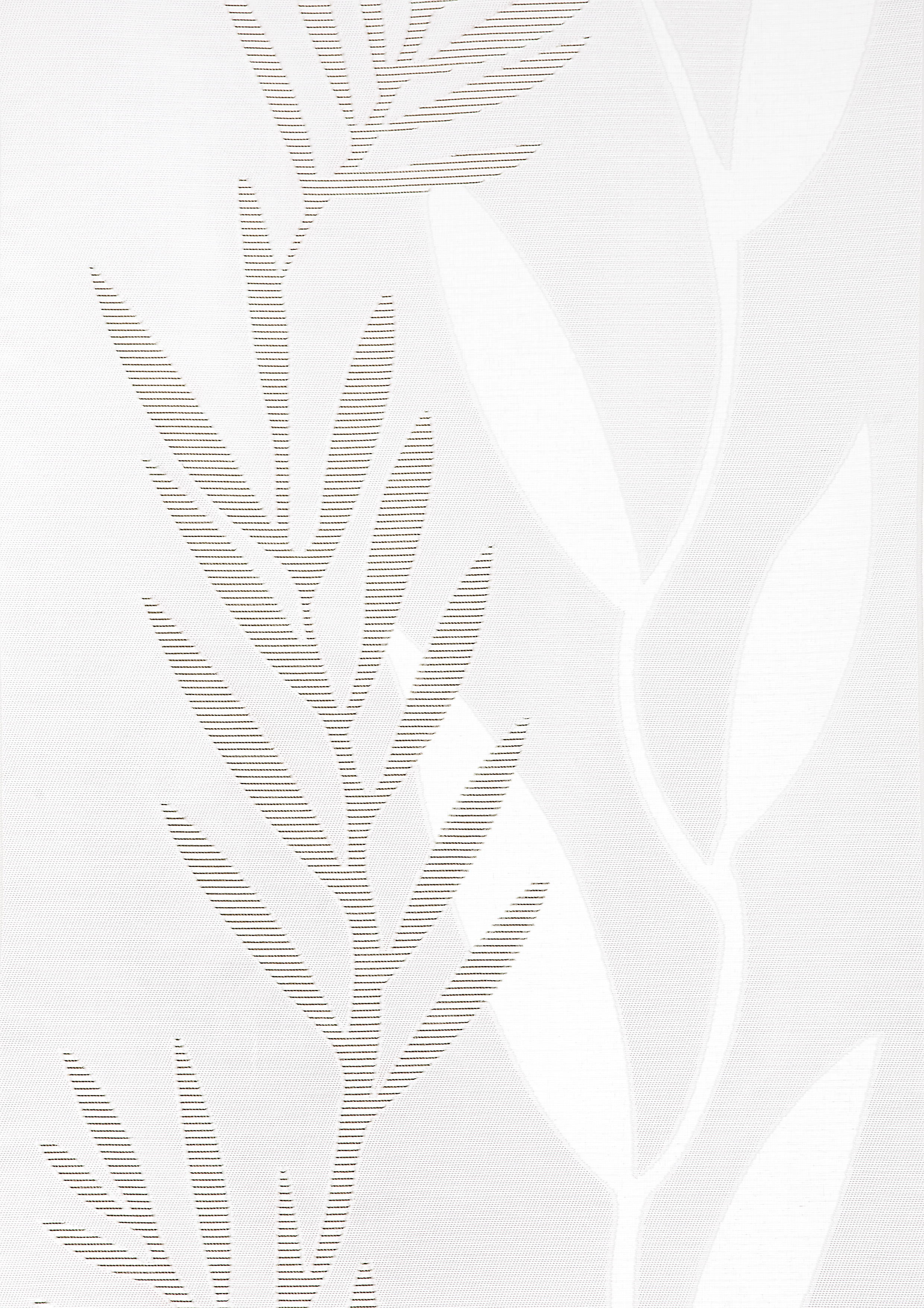 Schiebevorhang Tarik 60 x 245 cm – Modernes Blattdesign in feiner Scherli-Batist-Qualität