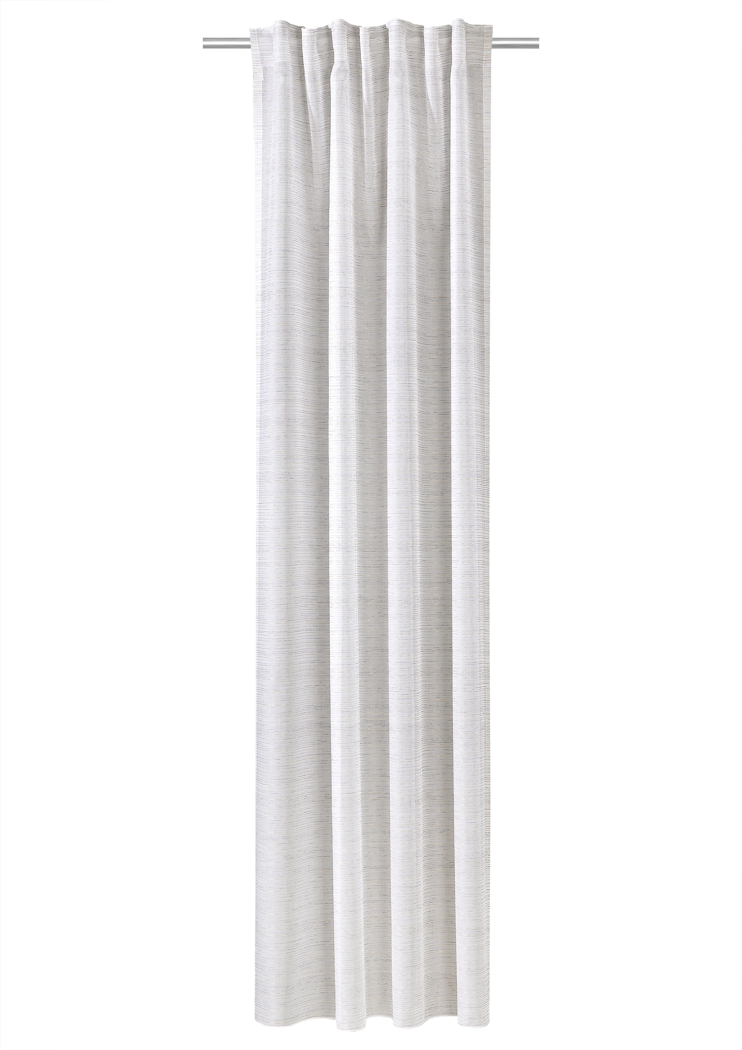 Schal mit verdeckten Schlaufen Maja 140x 245 cm – Moderne Querstruktur mit elegantem Matt-Glanz-Effekt