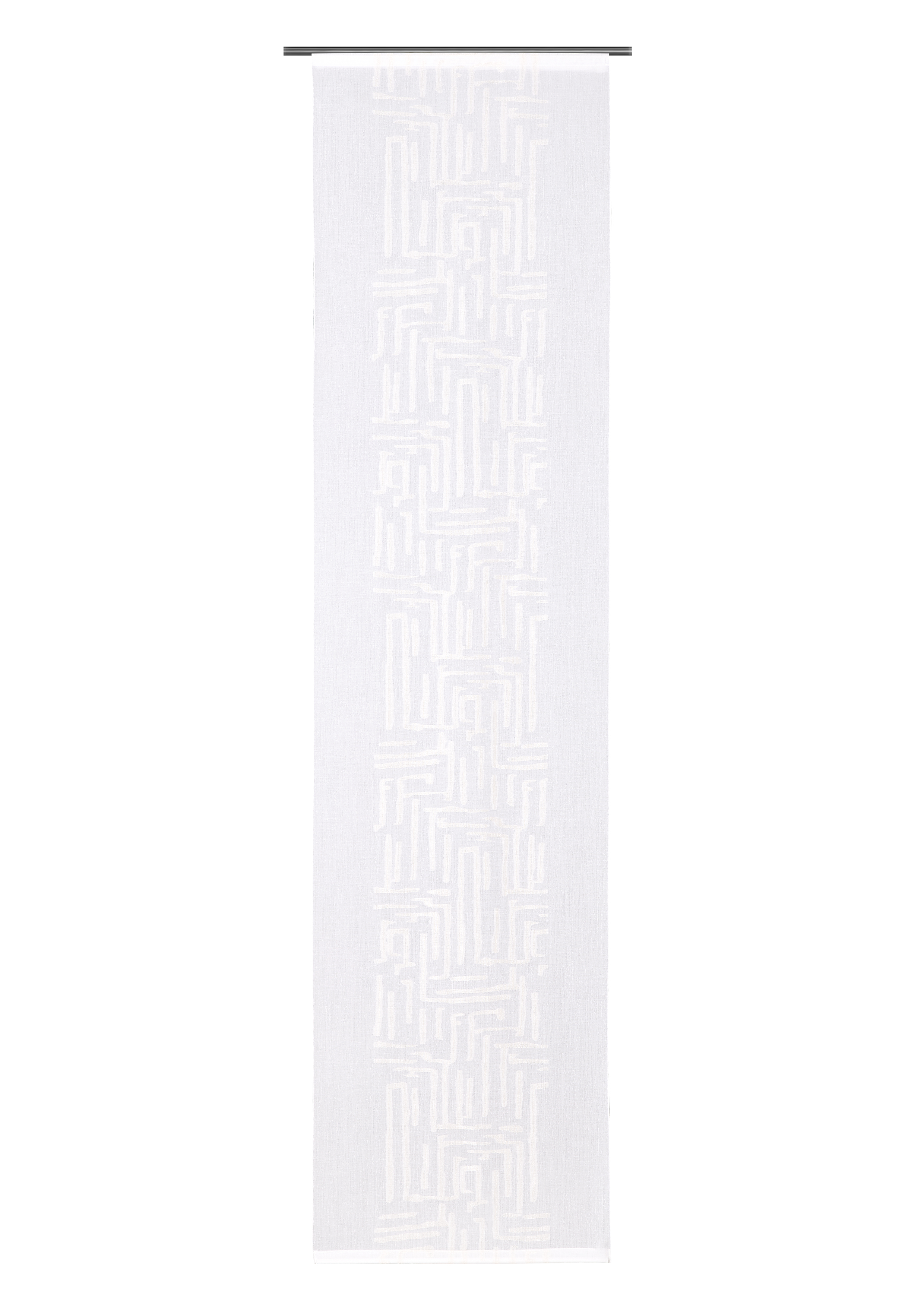 Schiebevorhang Talea 60 x 245 cm – Grafische Jacquard-Musterung inkl. Technik