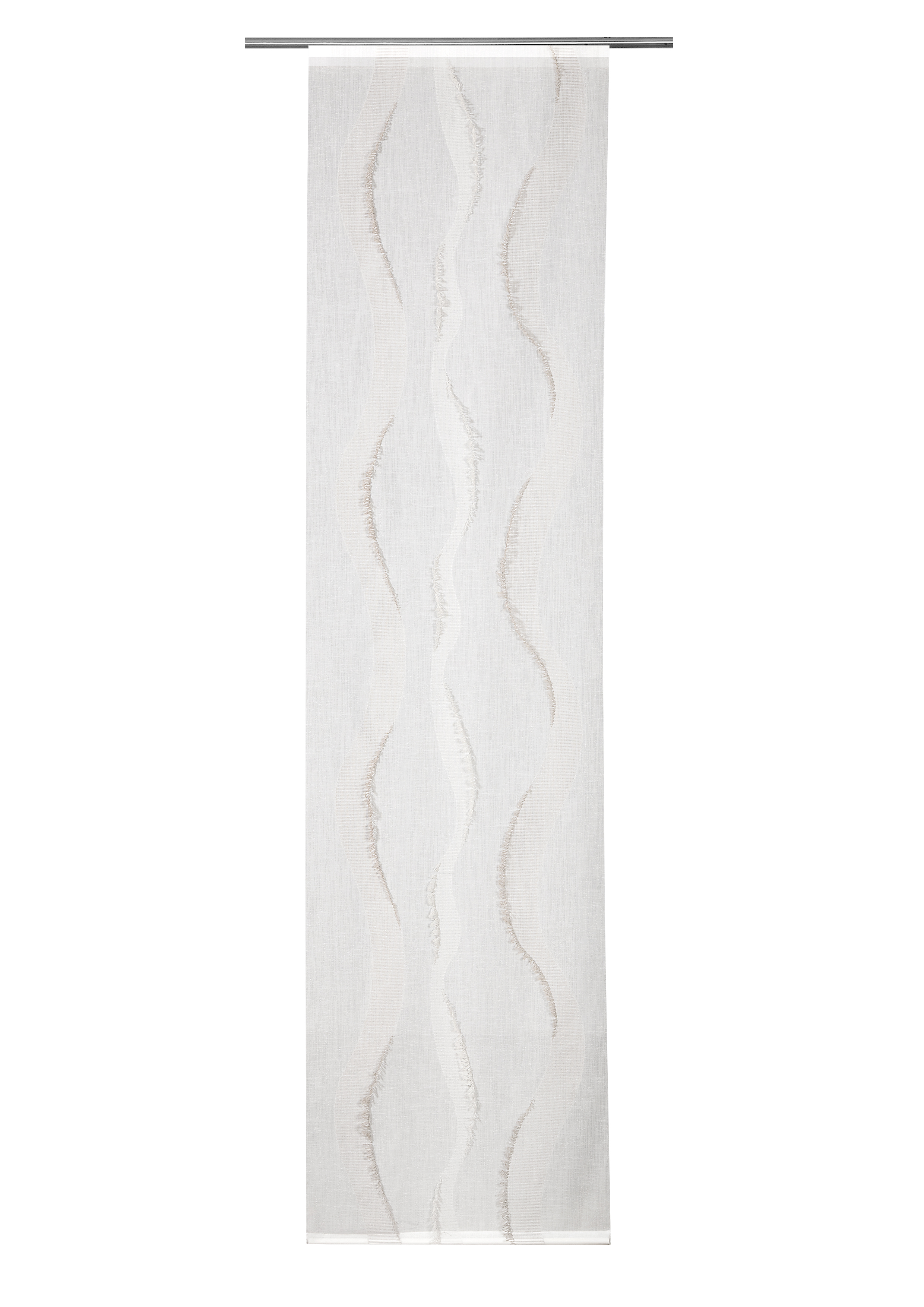 Schiebevorhang Wenke 60 x245 cm – Scherli-Längswelle mit Fransen