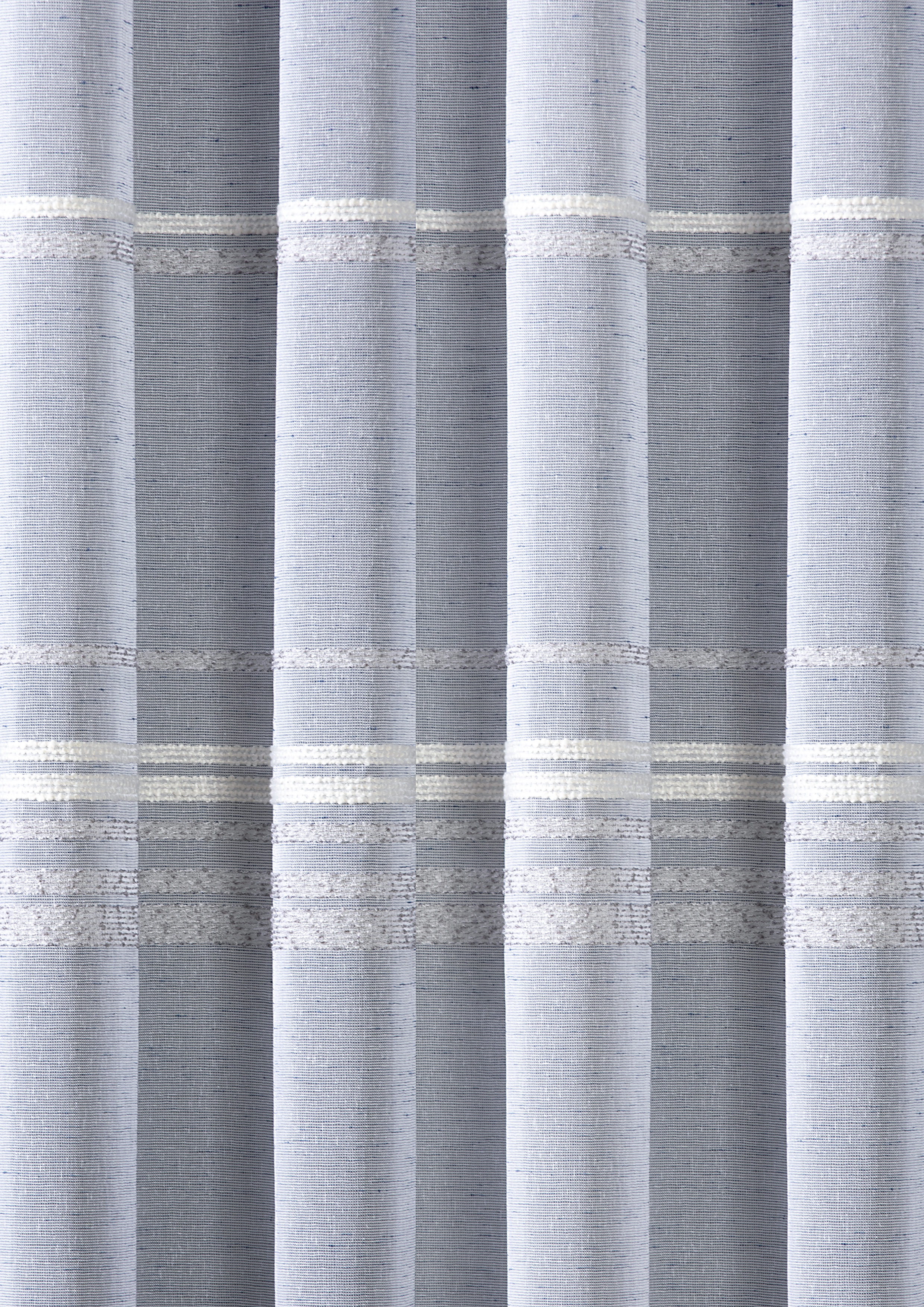Schlaufenbandschal Ellen 140 x 245 cm – Feine Querstreifen & natürliche Struktur