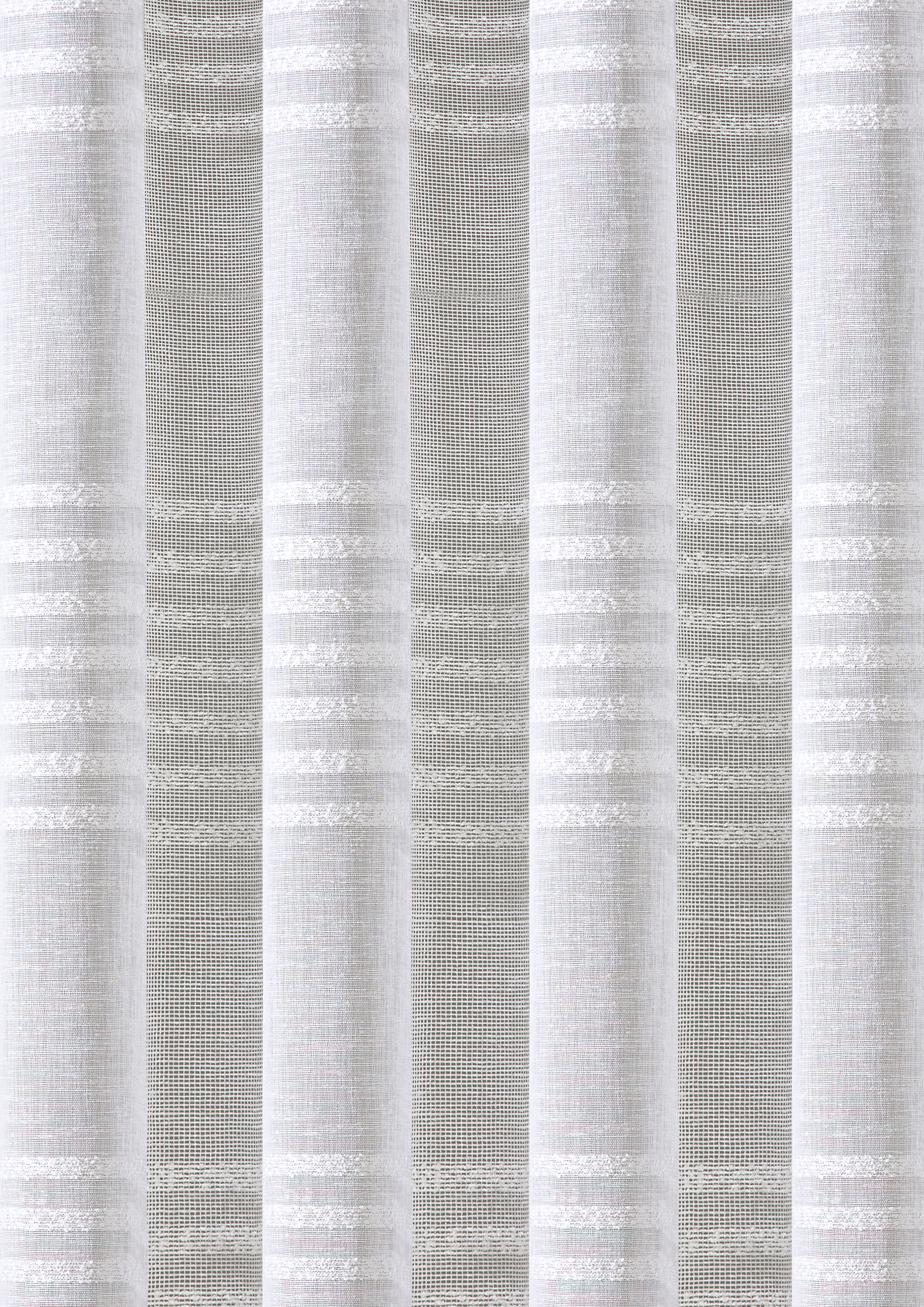 Schal mit verdeckten Schlaufen Alma 135 x 245 cm– Natürliche Leinenoptik mit dezenten Streifen