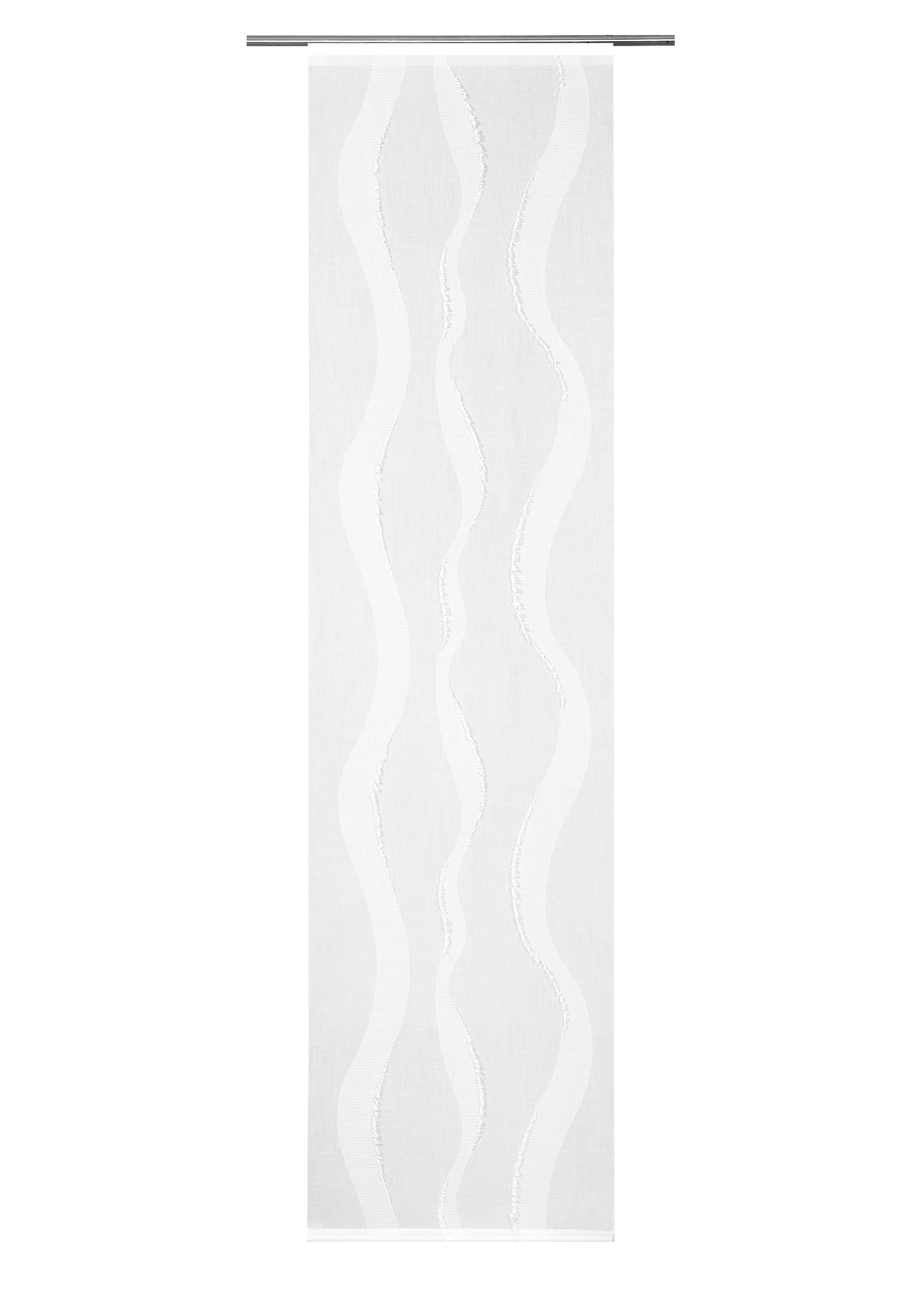Schiebevorhang Wenke 60 x245 cm – Scherli-Längswelle mit Fransen