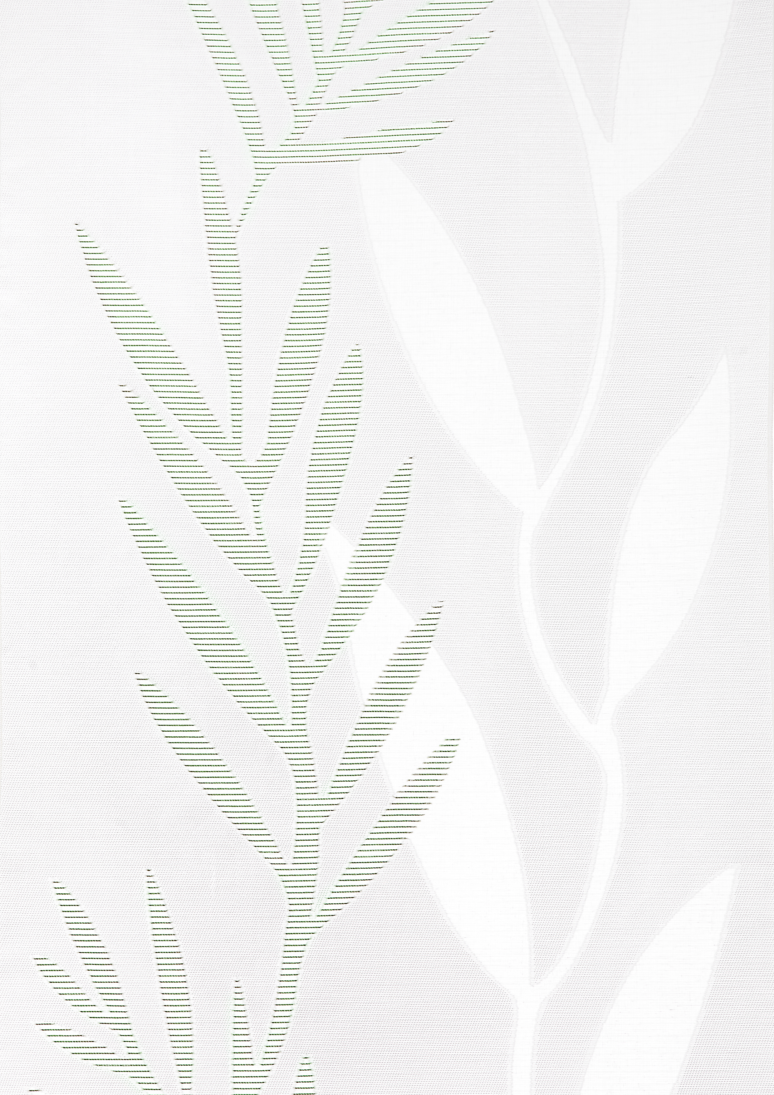 Schiebevorhang Tarik 60 x 245 cm – Modernes Blattdesign in feiner Scherli-Batist-Qualität