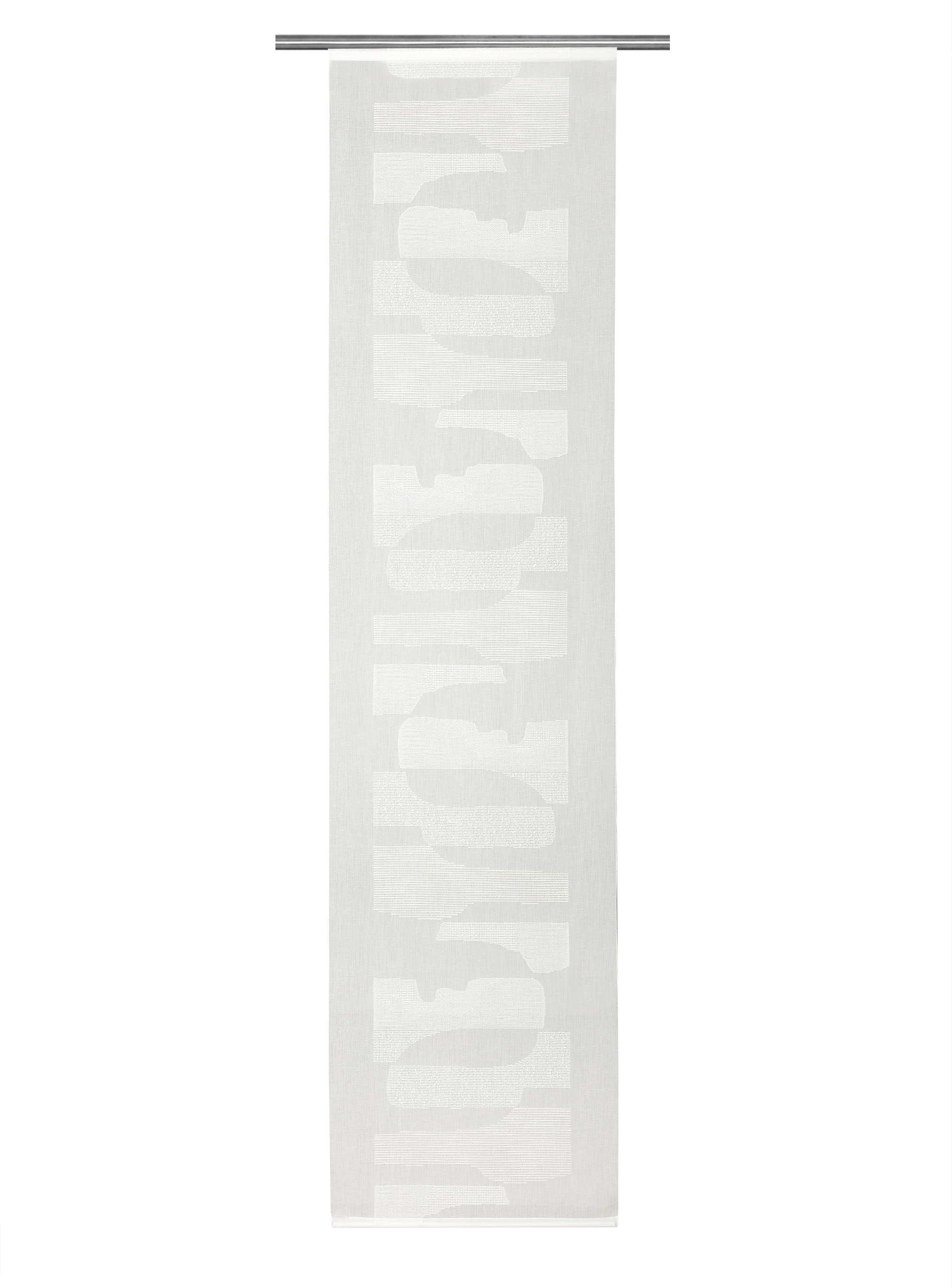 Schiebevorhang Gilda 60 x 245 cm – Natürliche Scherli-Optik mit Flächenmuster