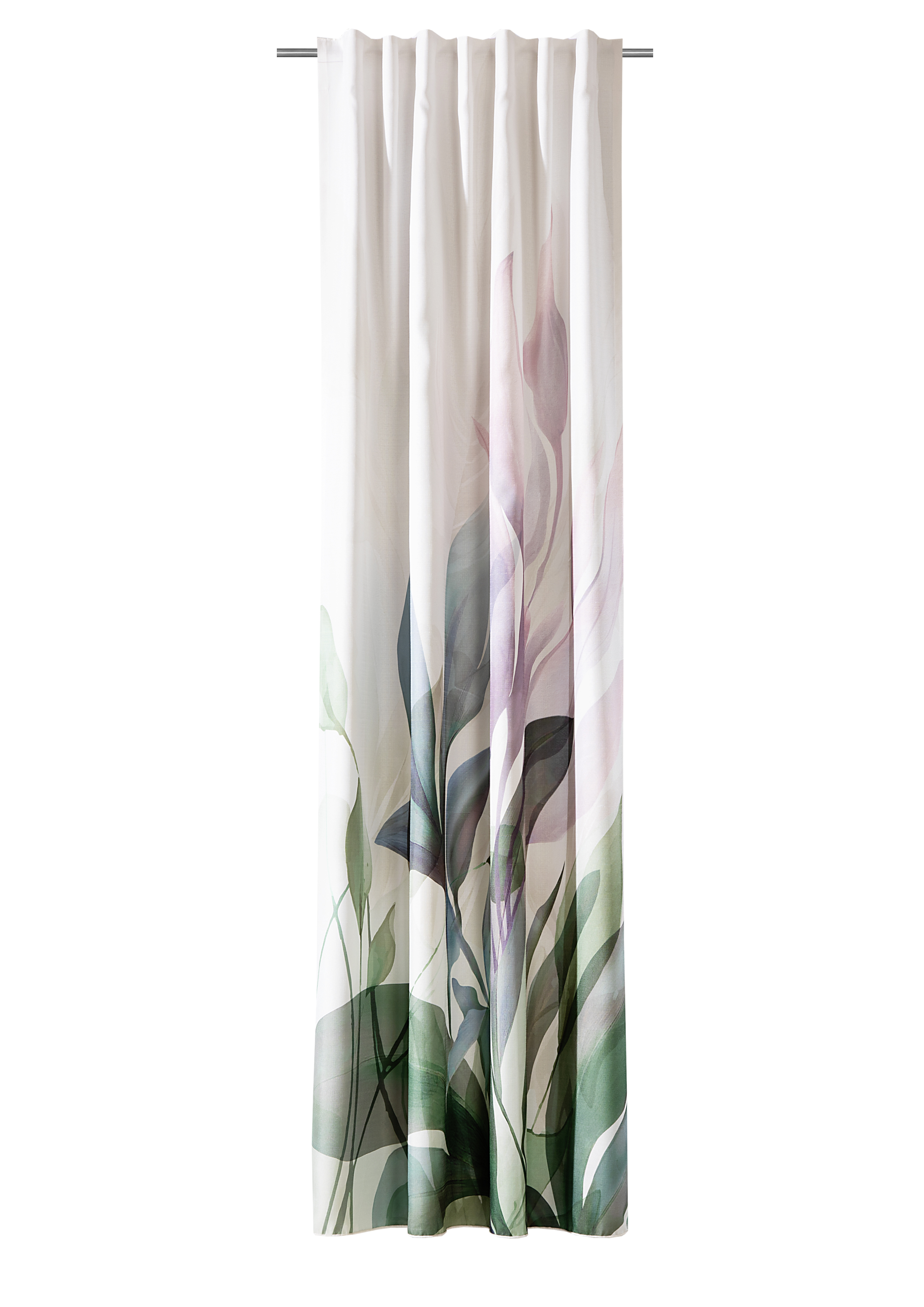 Schal mit verdeckten Schlaufen Tove 140 x 245 cm – Blickdichte Strukturware mit edlem Blütendesign