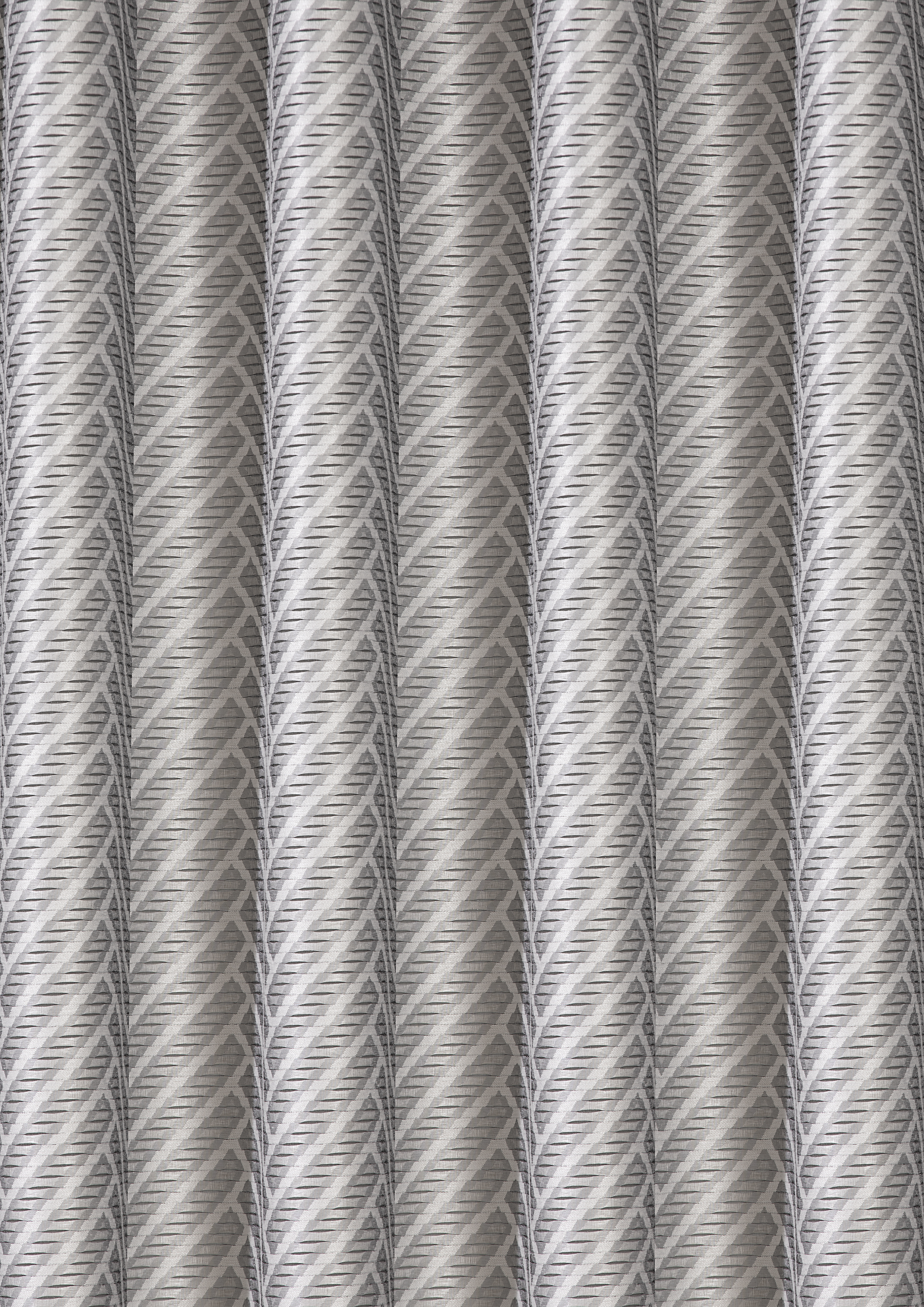 Ösenschal Leonie 140 x 245 cm – Gewebter Jacquard mit grafischer Litzenoptik