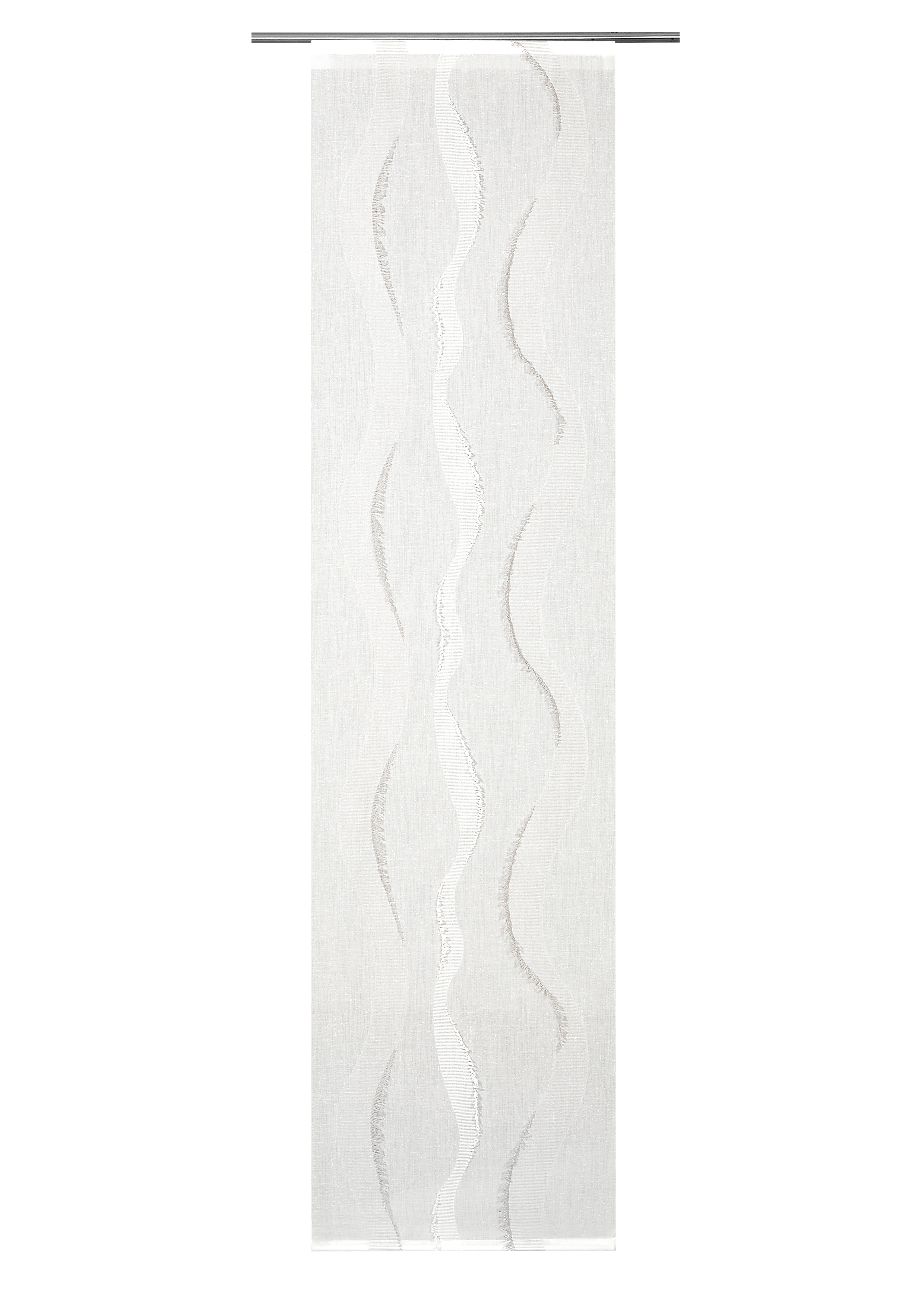 Schiebevorhang Wenke 60 x245 cm – Scherli-Längswelle mit Fransen