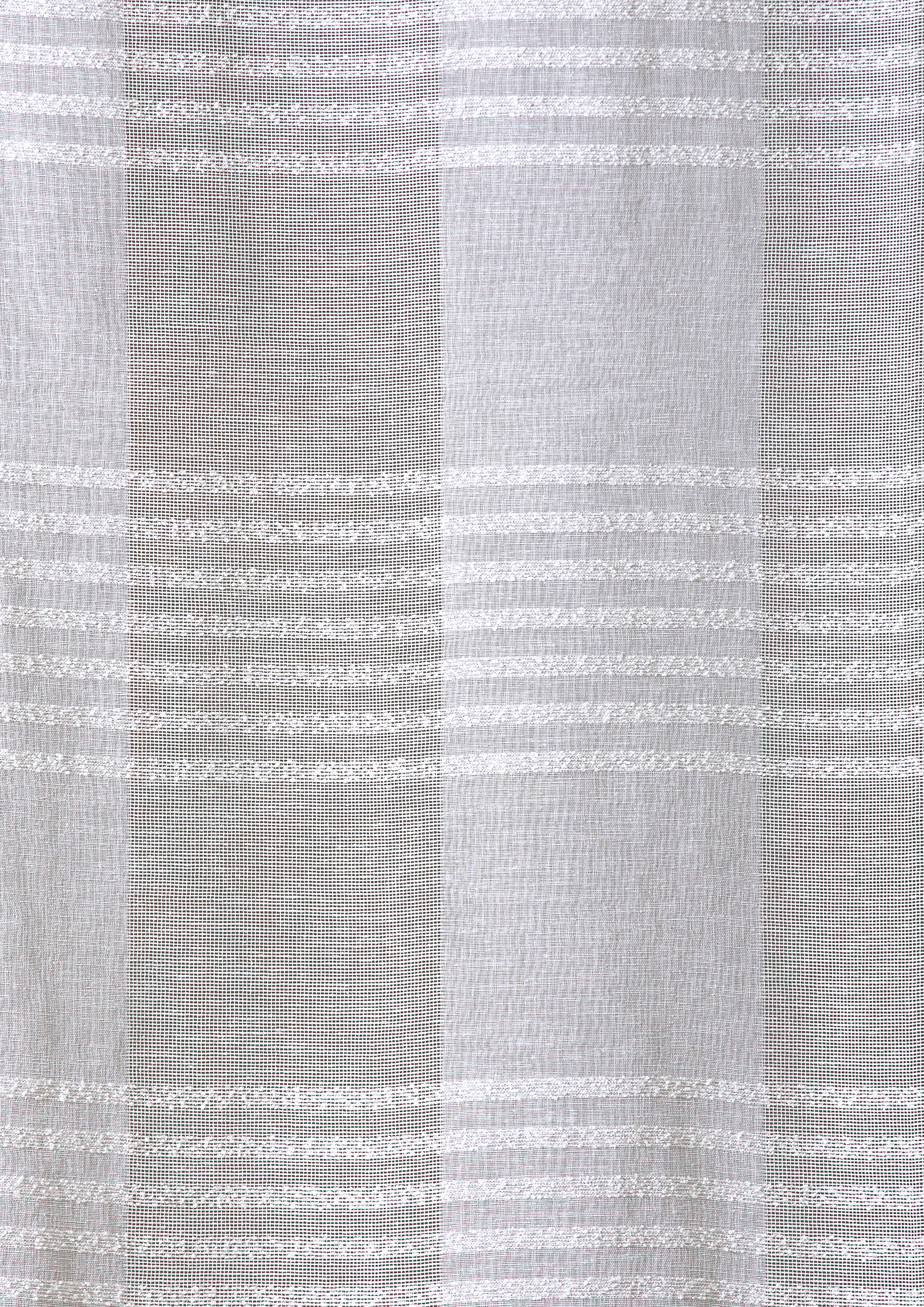 Schal mit verdeckten Schlaufen Alma 135 x 245 cm– Natürliche Leinenoptik mit dezenten Streifen