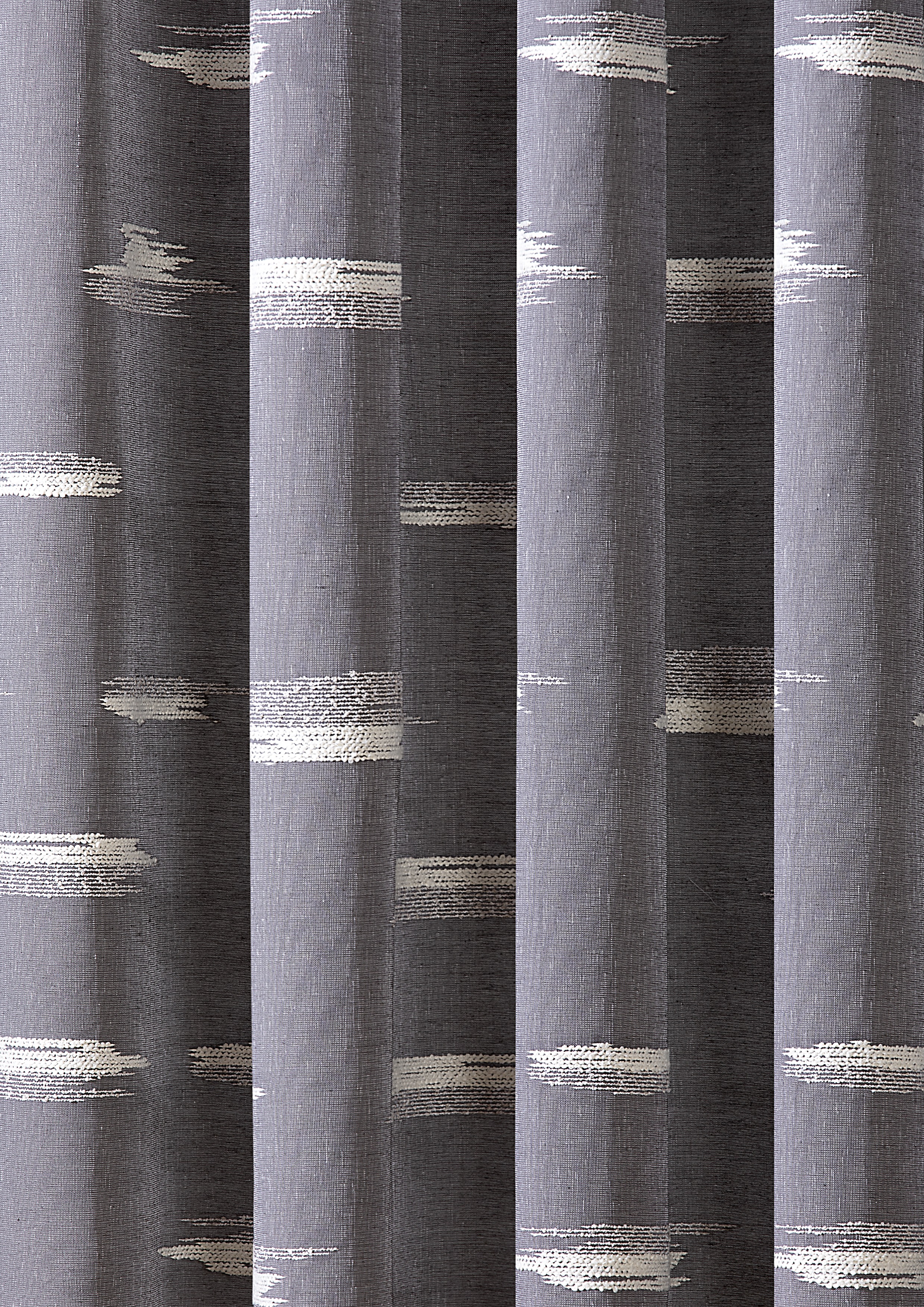 Schal mit verdeckten Schlaufen 140 x 245 cm – Modernes Scherli-Design mit Bouclégarn in Natur-Optik