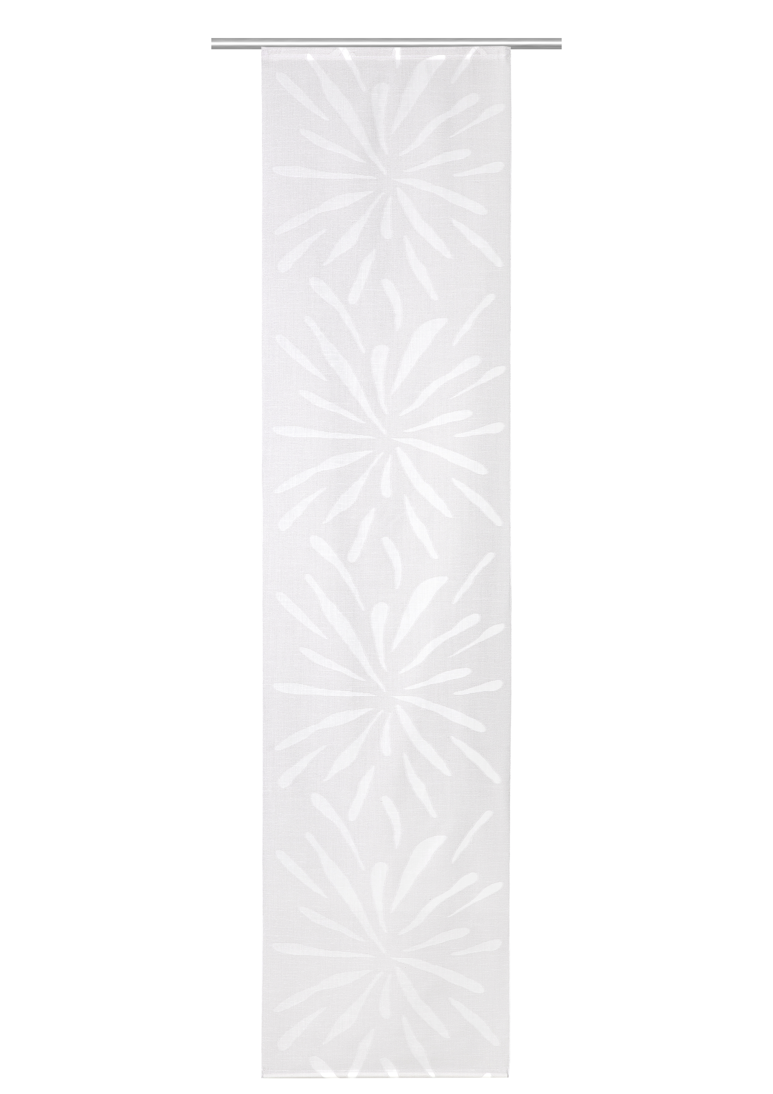 Schiebevorhang Luna 60 x 245 cm – Exklusives Positiv-Negativ Blütendesign in Scherli-Qualität