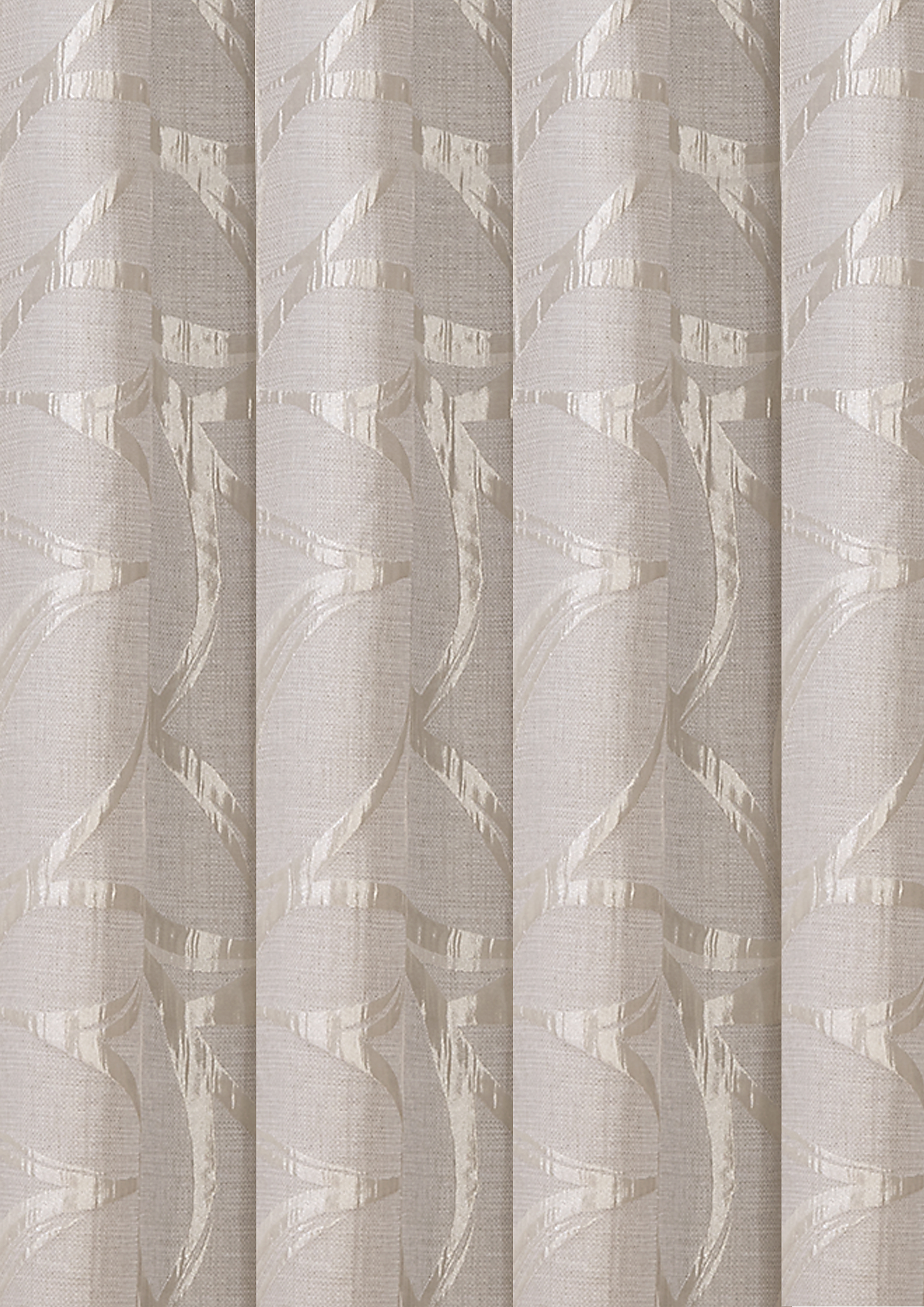 Schal mit verdeckten Schlaufen Violaine 140 x 245 cm – Edler Jacquard mit Schrumpfeffekt und Matt-Glanz-Spiel