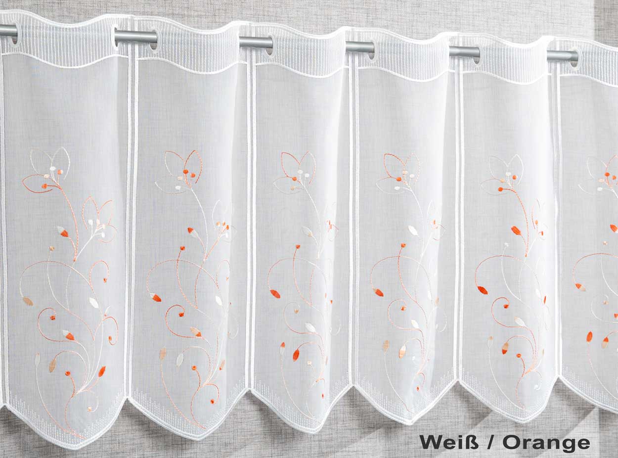 Panneaux Bistrogardine Weiß-Orange  Ornela kaufen