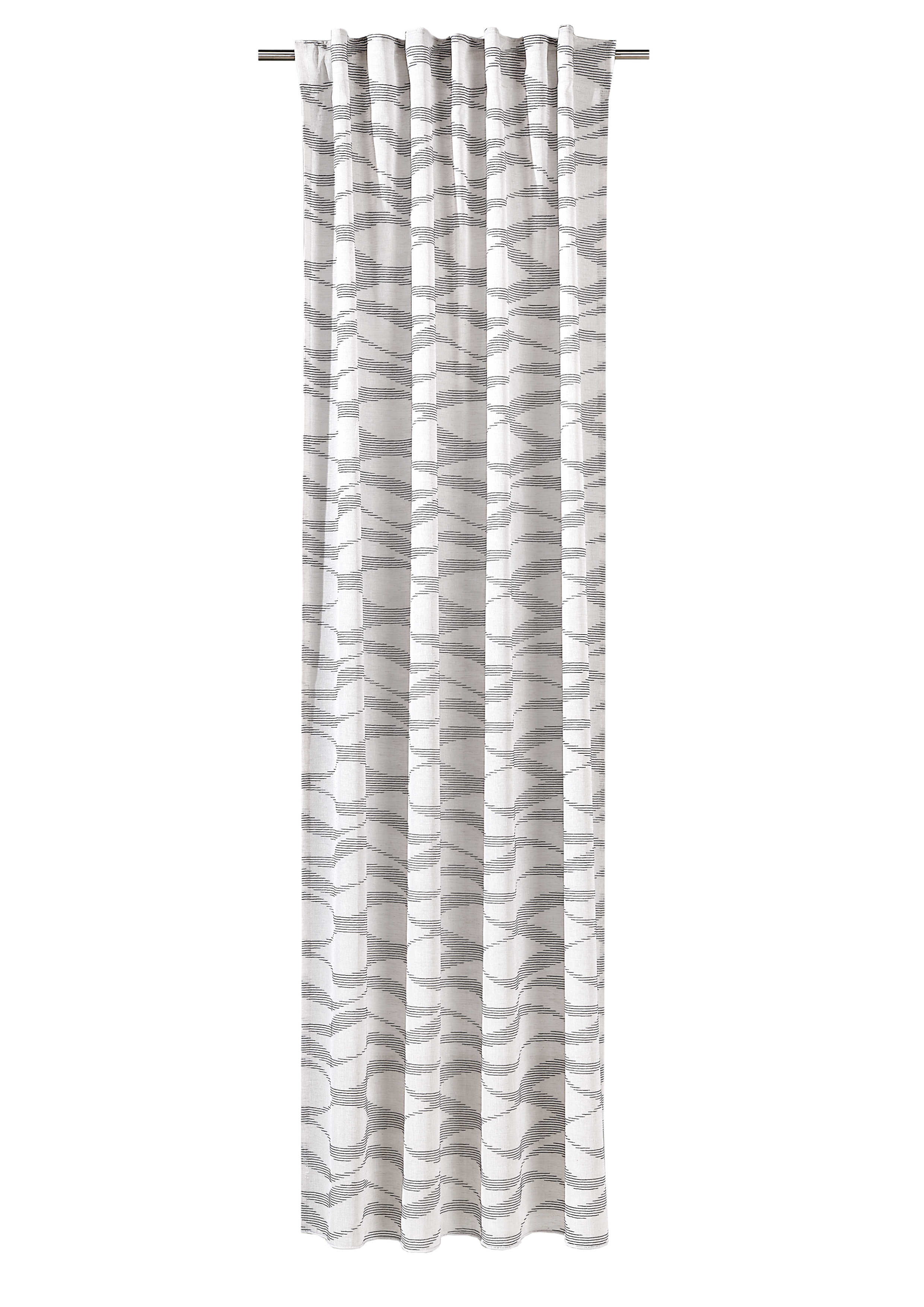 Schal mit verdeckten Schlaufen Finn 145 x 245 cm – Natürliche Leinenoptik mit dezenter Querwelle