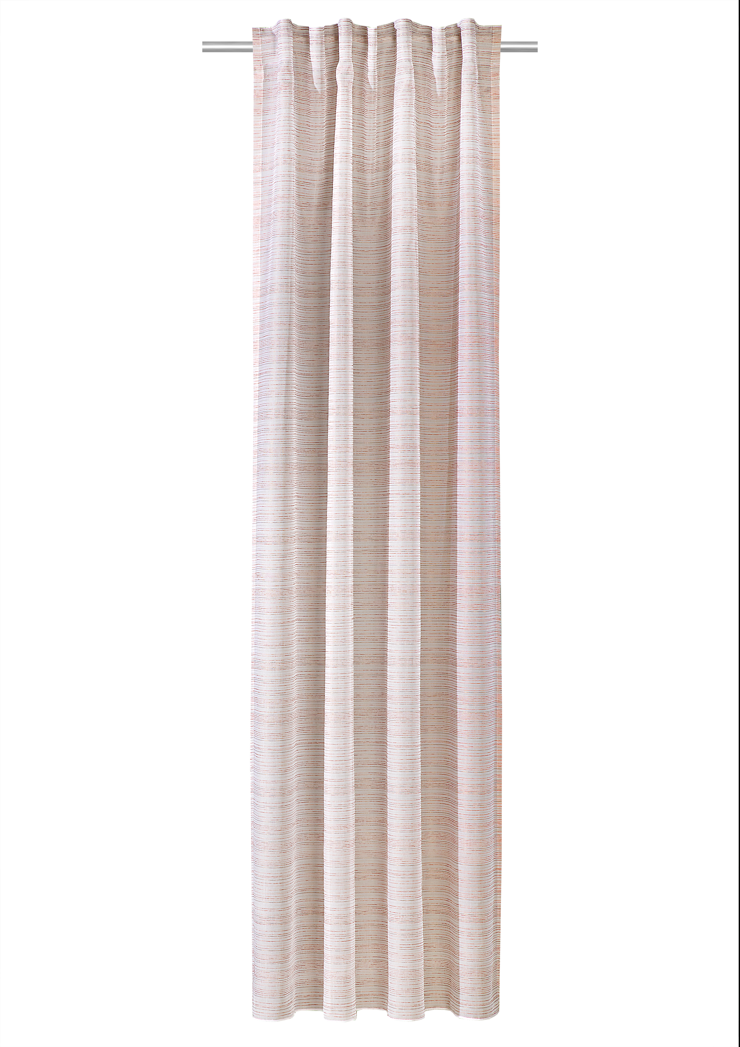 Schal mit verdeckten Schlaufen Maja 140x 245 cm – Moderne Querstruktur mit elegantem Matt-Glanz-Effekt