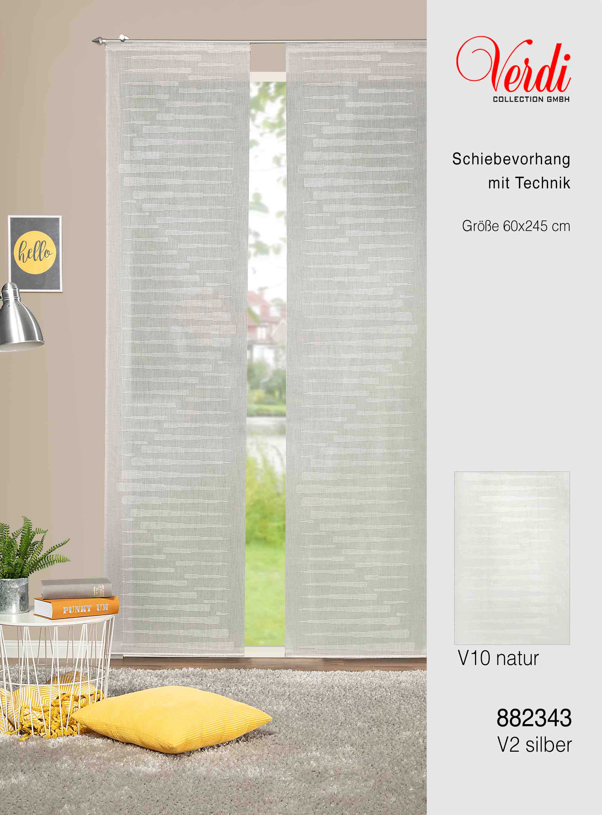 Schiebevorhang Klara