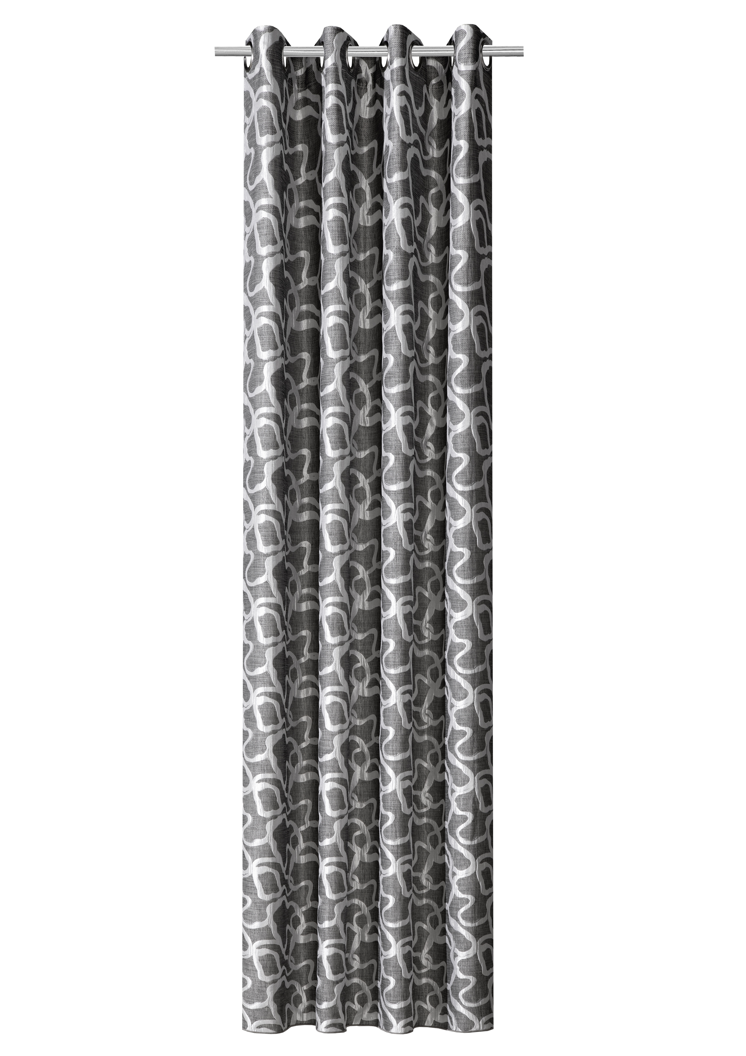 Ösenschal Jeta 140 x 245 cm – Exklusive Jacquard-Flächenmusterung für ein edles Ambiente