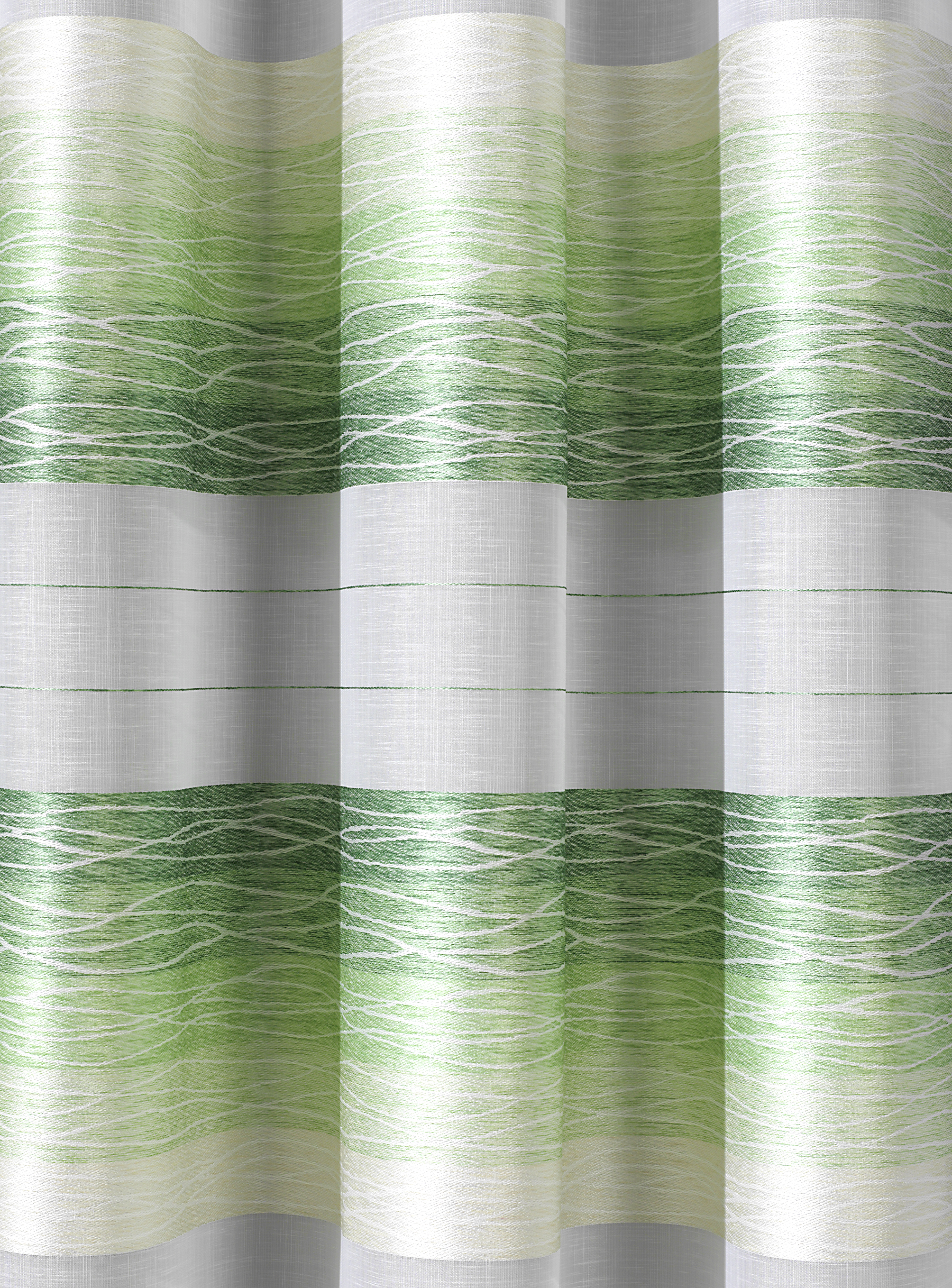 Ösenschal Zita 145 x 245 cm – Moderner Farbverlauf mit gewebter Querwellen-Musterung