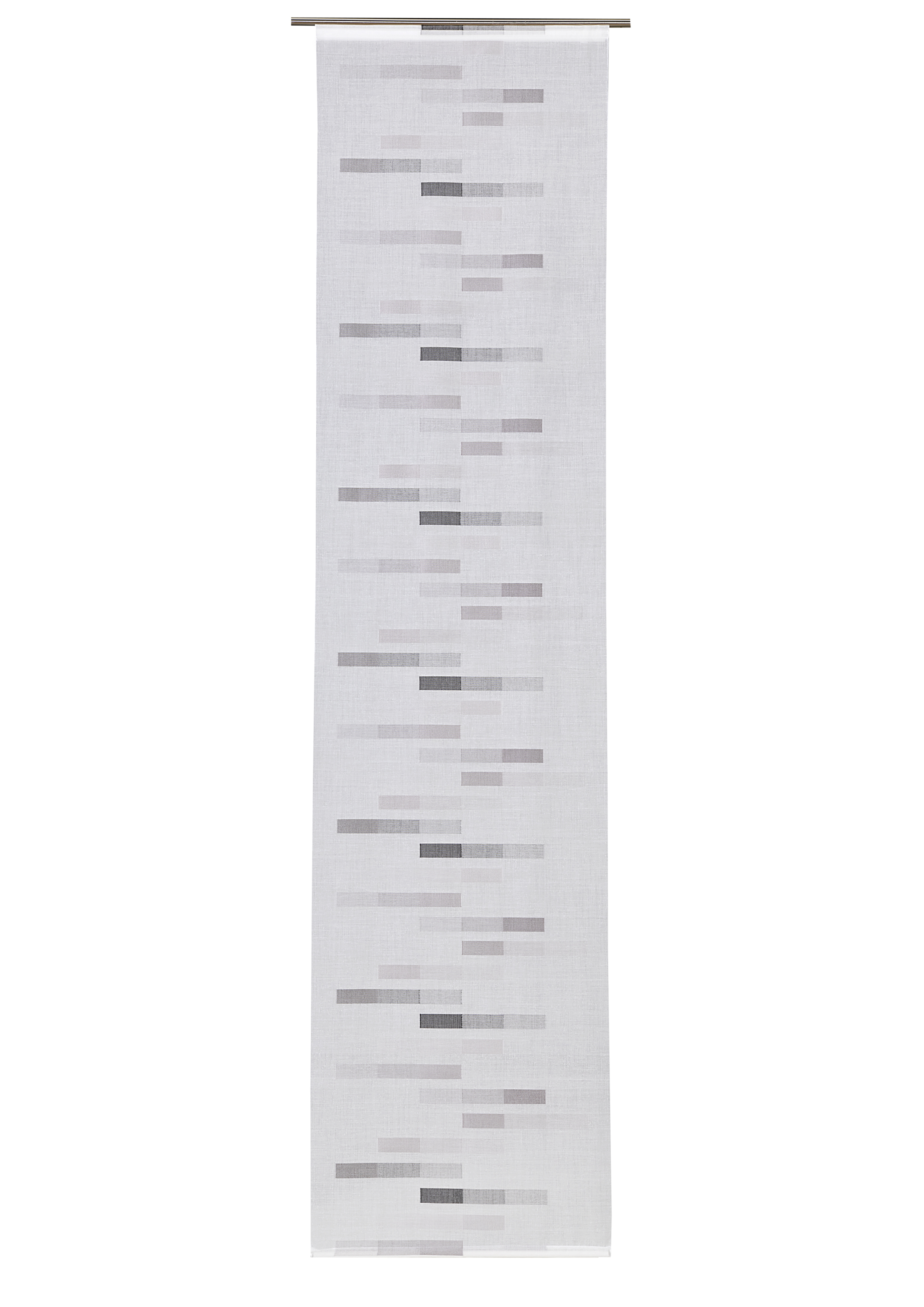 Schiebevorhang Jara 60 x 245 cm – Exklusives Scherli-Gewebe mit künstlerischer Quermusterung