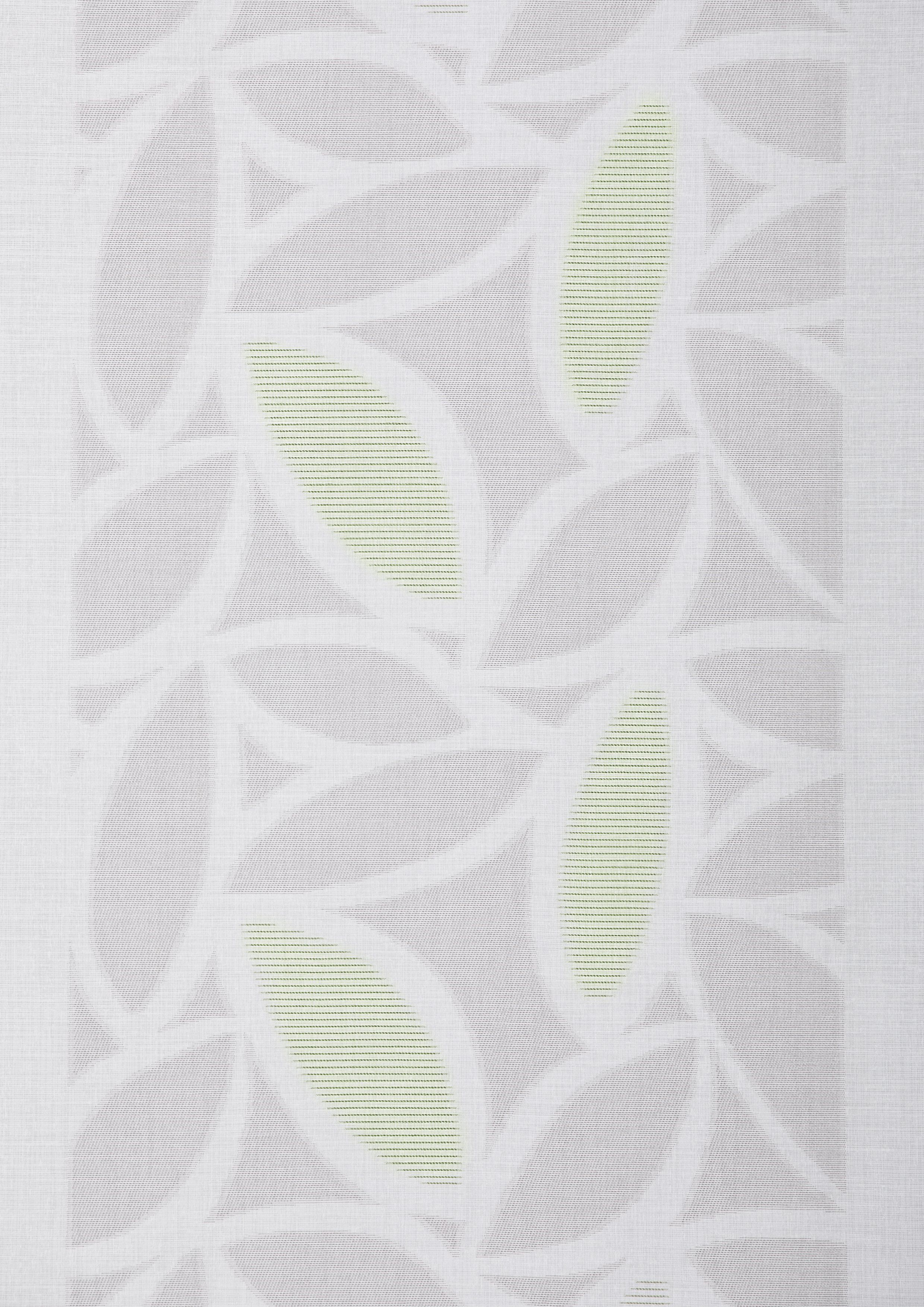 Schiebevorhang Claire 60 x 245 cm – Modernes Scherli-Blattdesign mit farbigen Akzenten